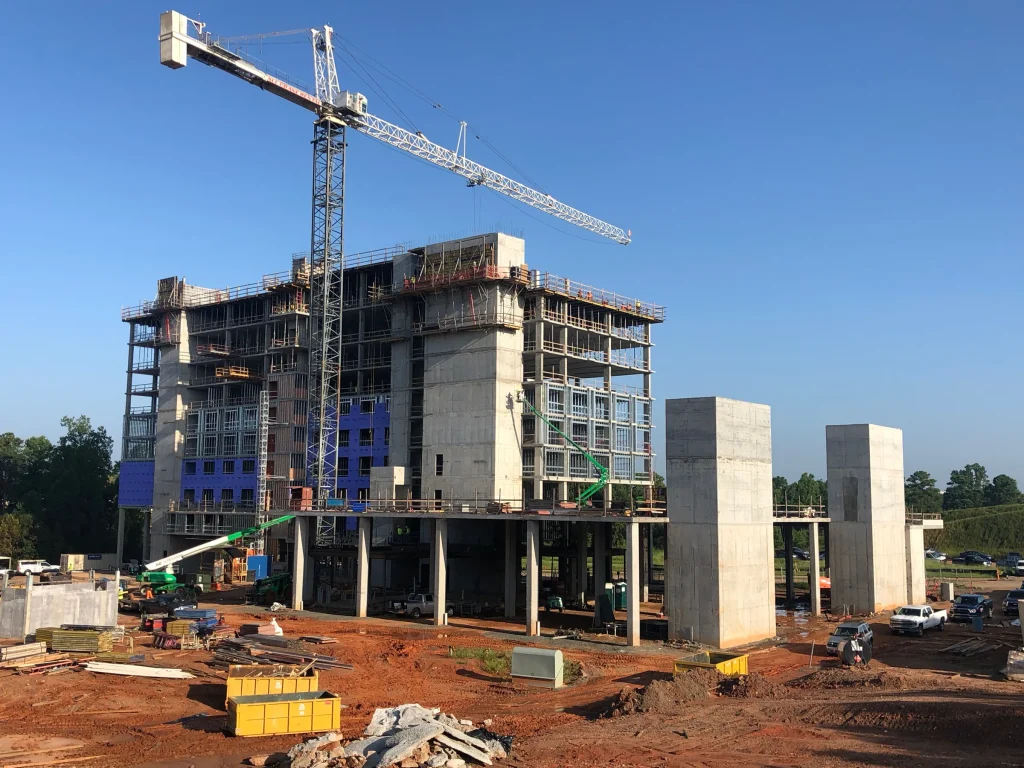 A CMC hotel construction project taking shape