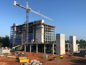 A CMC hotel construction project taking shape
