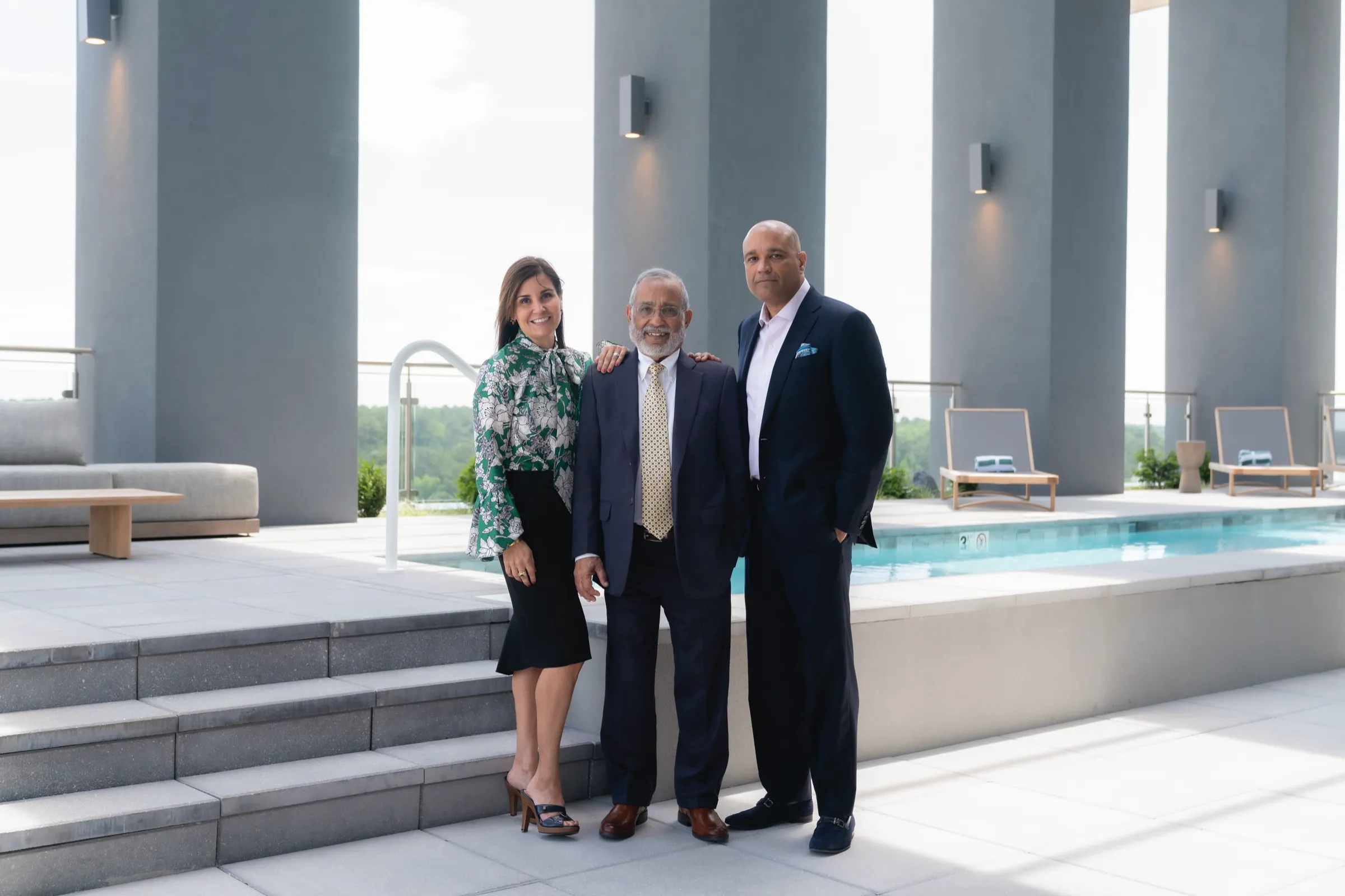 The CMC family celebrating the opening of The Westin Raleigh-Durham Airport
