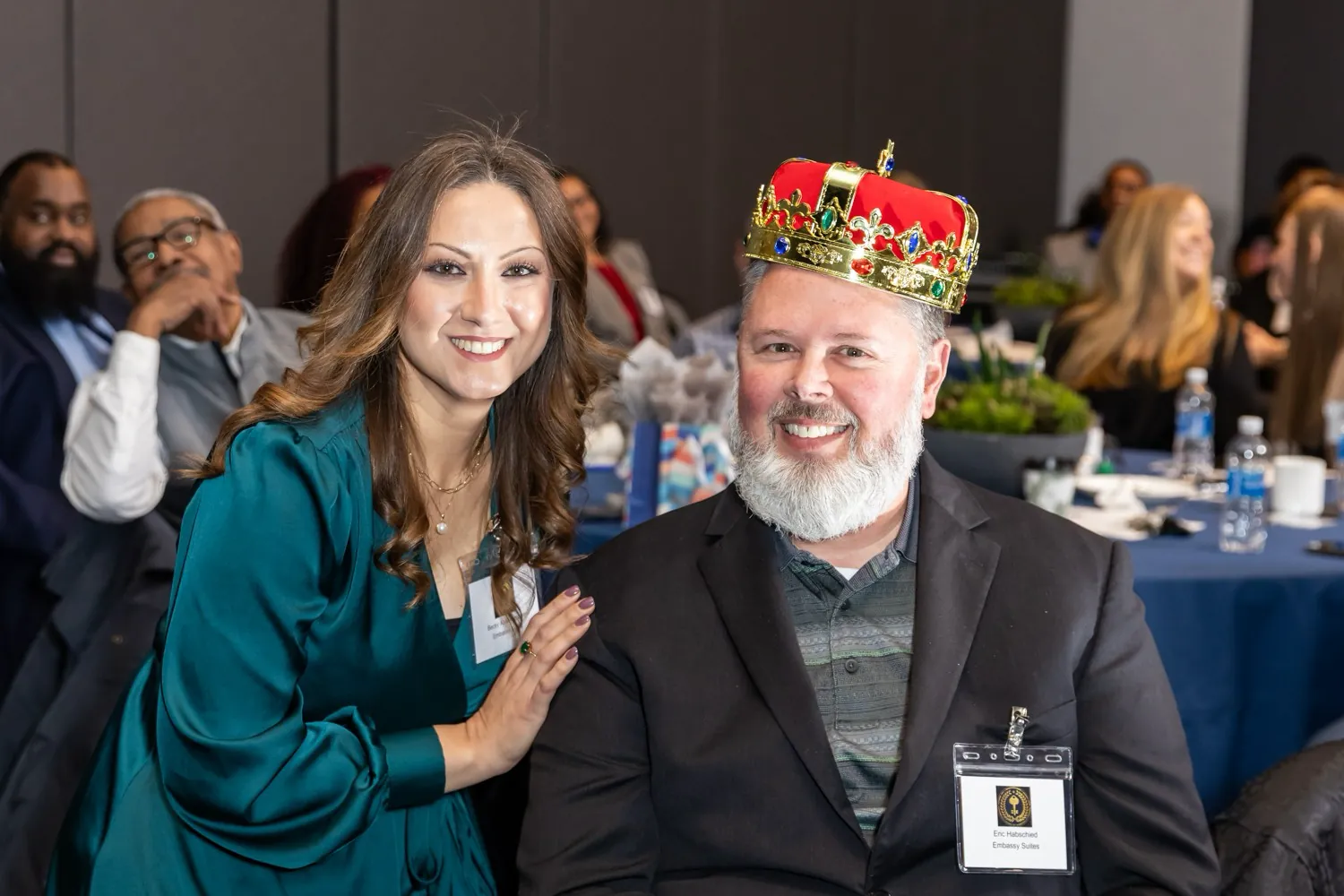 CMC colleagues celebrating together at Hallmark of Hospitality