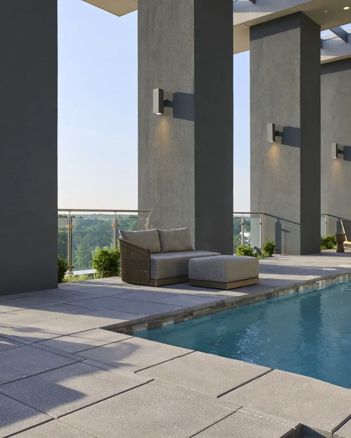 The rooftop pool at The Westin Raleigh-Durham Airport